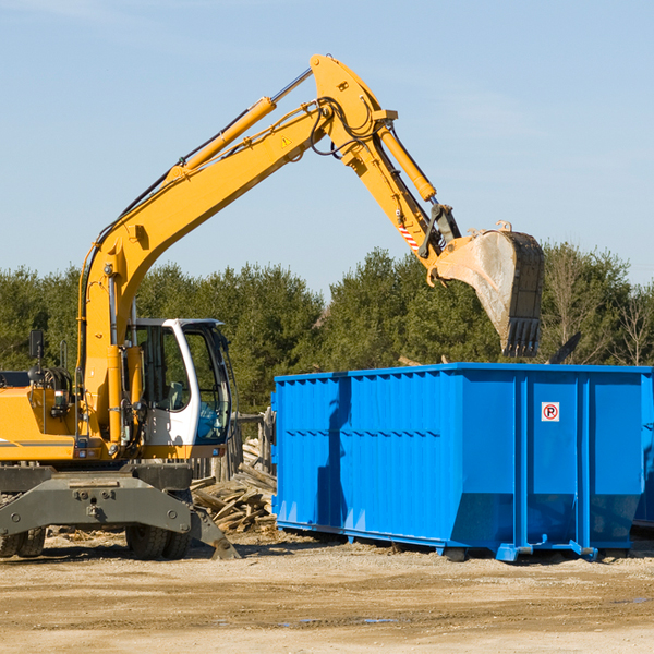 what size residential dumpster rentals are available in South Woodstock